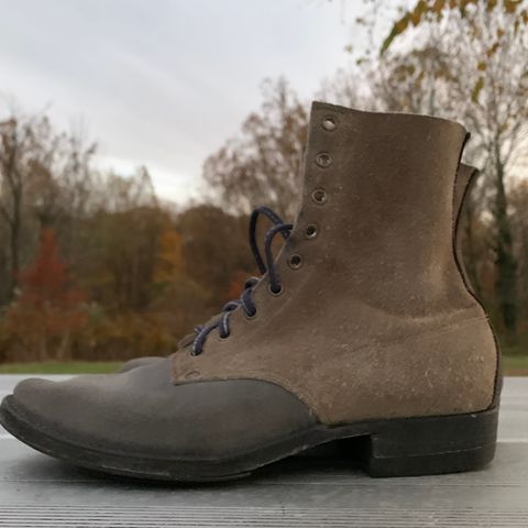 NF Bootmaker Belmont Boot in C.F. Stead Milkshake Desert Oasis Suede & C.F. Stead Flint Waxed Kudu & Horween Tumbled Black Chromexcel & C.F. Stead Lead Grey Suede