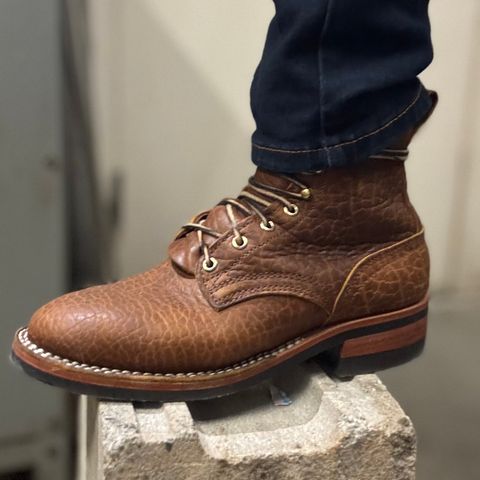 Search result thumbnail of Nicks Handmade Boots Falcon HNW in Shrunken Bison Brown