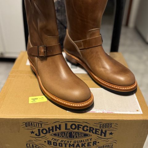 John Lofgren Wabash Engineer Boots in Natural