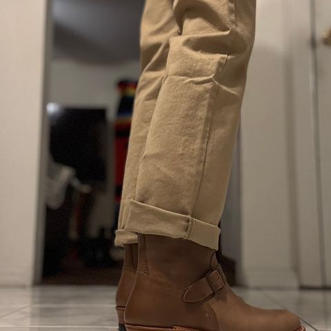 John Lofgren Wabash Engineer Boots in Natural