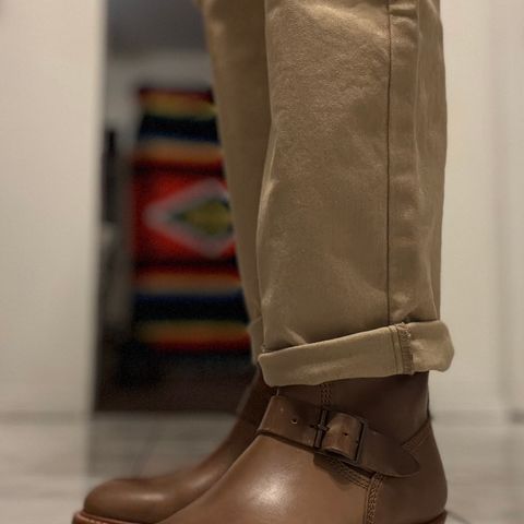 John Lofgren Wabash Engineer Boots in Natural