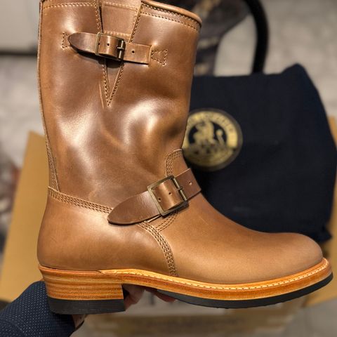 John Lofgren Wabash Engineer Boots in Natural