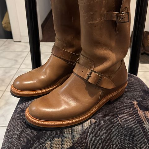 John Lofgren Wabash Engineer Boots in Natural