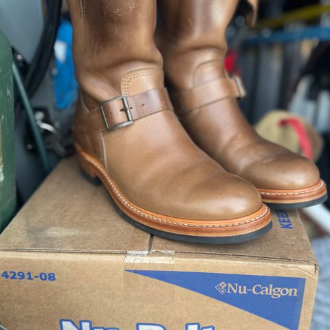 John Lofgren Wabash Engineer Boots in Natural