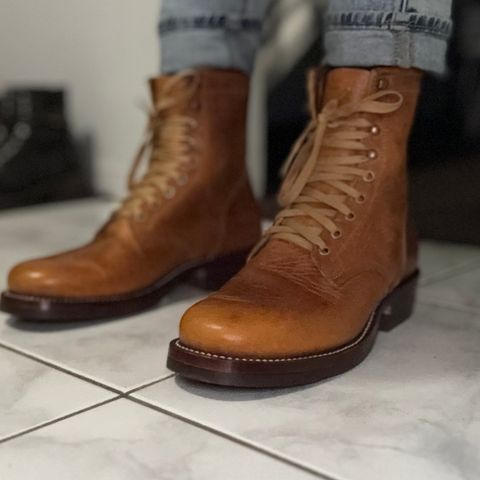 Jakkrabbits Field Boots in Badalassi Carlo Wax Napoli
