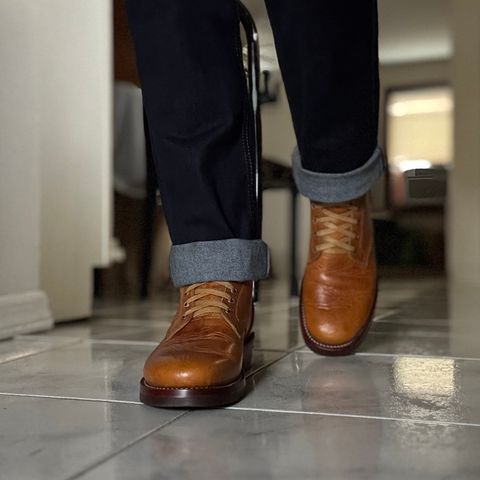 Jakkrabbits Field Boots in Badalassi Carlo Wax Napoli