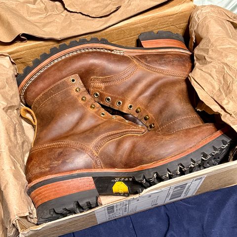 Nicks Urban Logger in Horween Orange Predator