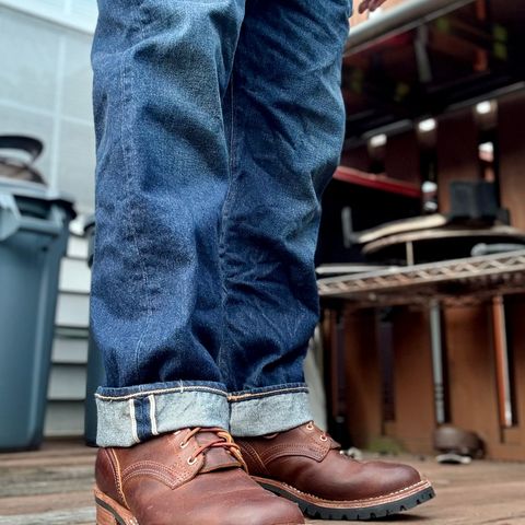 Nicks Urban Logger in Horween Orange Predator