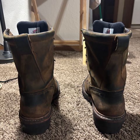 Red Wing Loggermax in Red Wing Leather & Nubuck