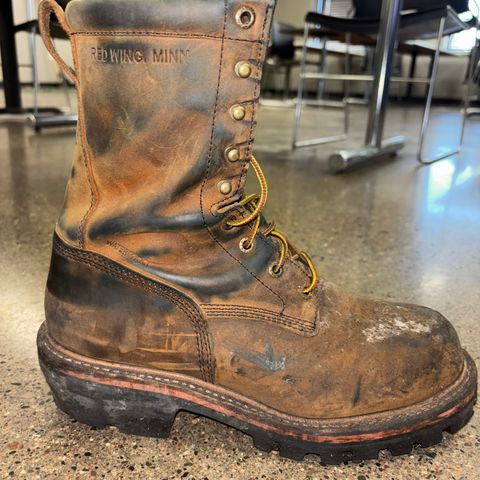 Red Wing Loggermax in Red Wing Leather & Nubuck