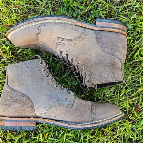 Viberg Service Boot BCT in Maryam 1071 Rovescio Sego Horsebutt