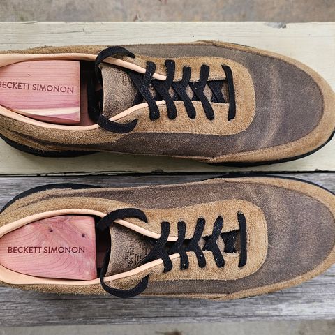 GORAL Samara in C.F. Stead Light Brown Waxy Commander Suede