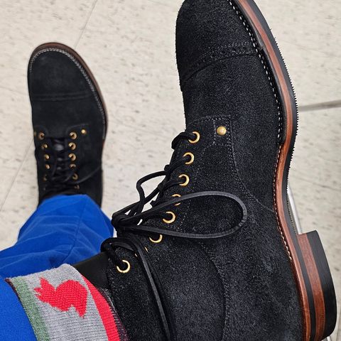 Iron Boots Østmo X Iron Boots Drop 13 in Seidel Black Oil Tan Roughout & SB Foot Black Oiltan