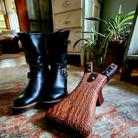 John Lofgren Wabash Engineer Boots in Black
