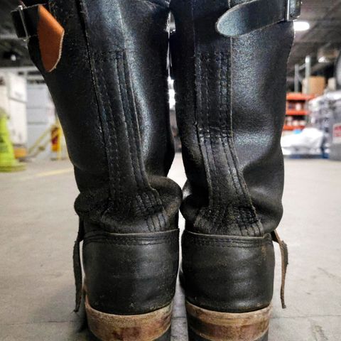 Wesco Standard And Strange Collab: The Quick Striker in Horween Olive Waxed Flesh