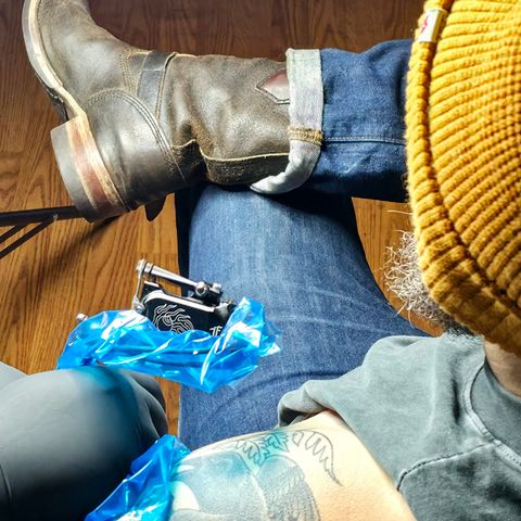 Wesco Standard And Strange Collab: The Quick Striker in Horween Olive Waxed Flesh