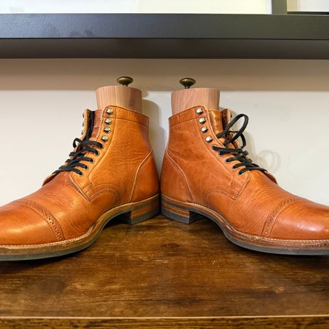 Viberg Service Boot BCT in Horween Natural Dublin