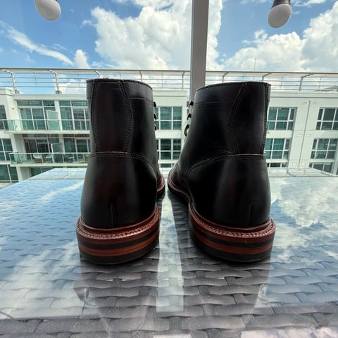 View photo of Grant Stone Ottawa Boot in Horween Black Chromexcel