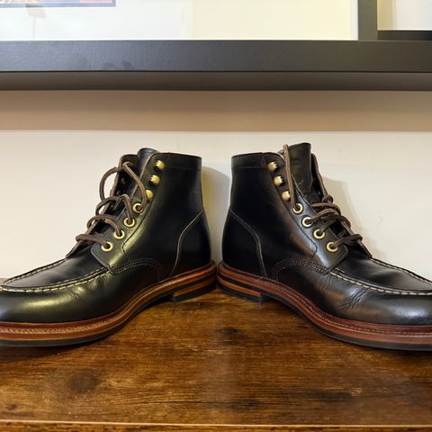 Grant Stone Ottawa Boot in Horween Black Chromexcel