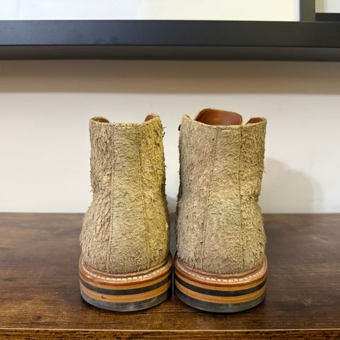 Grant Stone Edward Boot in C.F. Stead Milkshake Rough Suede