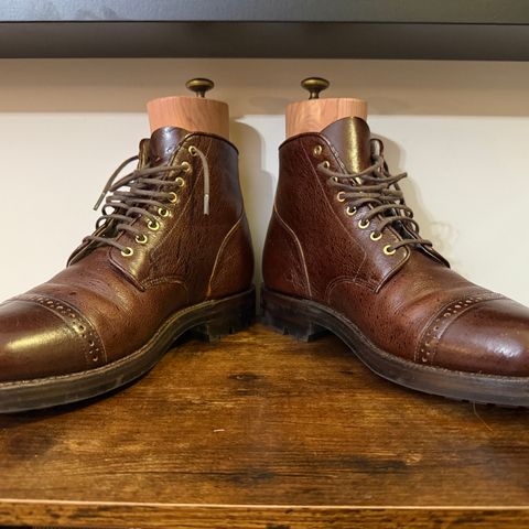 Grant Stone Garrison Boot in C.F. Stead Crimson Classic Kudu