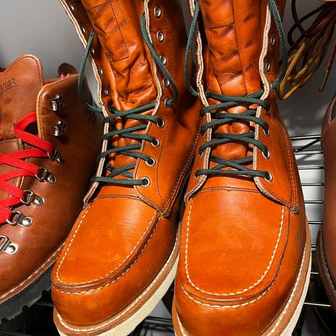 View photo of Red Wing 8-Inch Classic Moc in S.B. Foot Oro Legacy