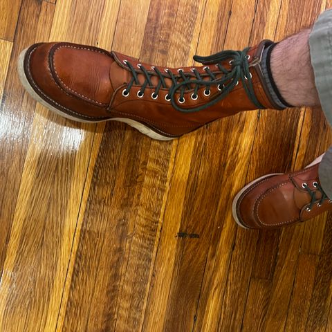 View photo of Red Wing 8-Inch Classic Moc in S.B. Foot Oro Legacy