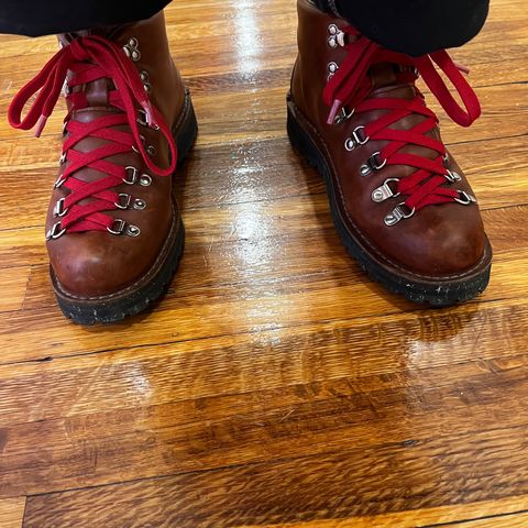 View photo of Danner Mountain Light in Cascade Full Grain