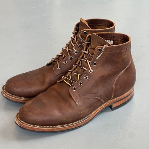 Viberg Service Boot in Horween Wheat Predator