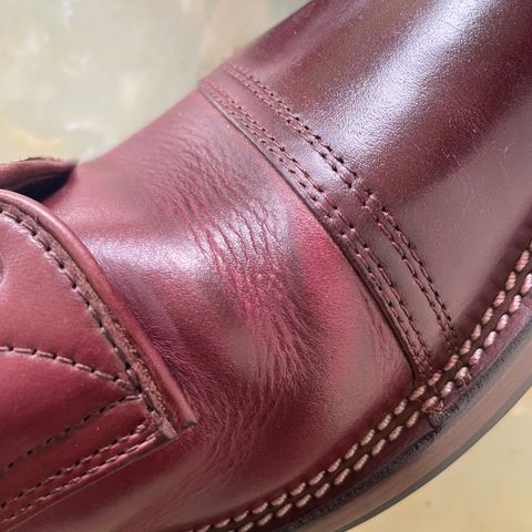 TXTURE Custom Model in oxblood pull up
