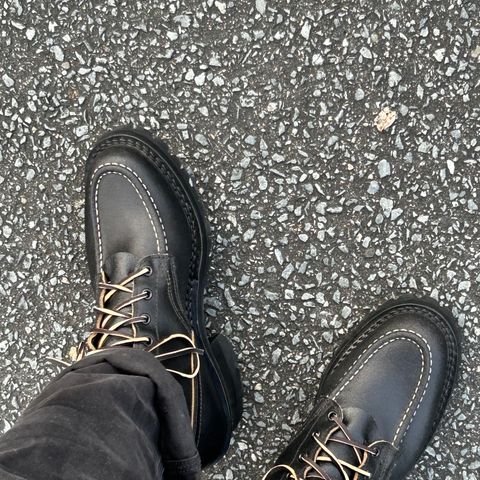 Nicks BuilderPro in Horween Black Waxed Flesh