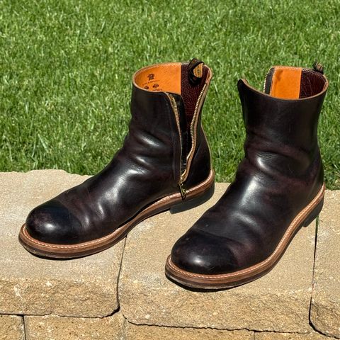 Rolling Dub Trio Casper Boot in Horween Black Chromexcel