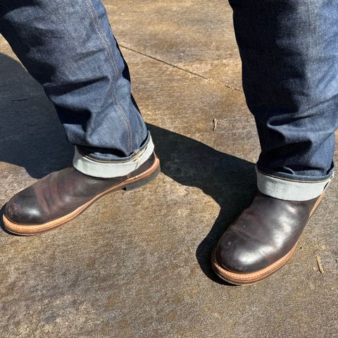 Rolling Dub Trio Casper Boot in Horween Black Chromexcel