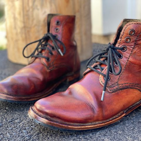 Uncle Dan’s Boots Unknown Model in Unknown Natural Veg Tan