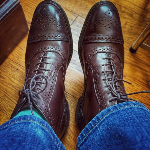 Allen Edmonds Hamilton in Weatherproof brown