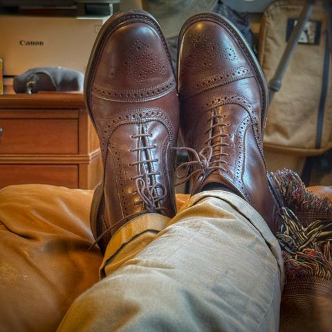 Allen Edmonds Hamilton in Weatherproof brown