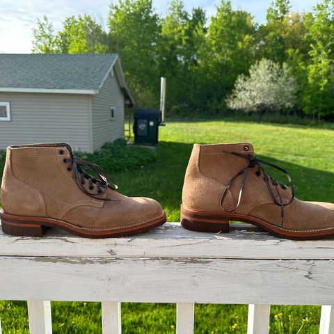 View photo of Oak Street Bootmakers Storm Boot in Horween Natural Chromexcel Roughout