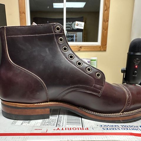 View photo of Viberg Service Boot in Horween Color 8 Chromexcel