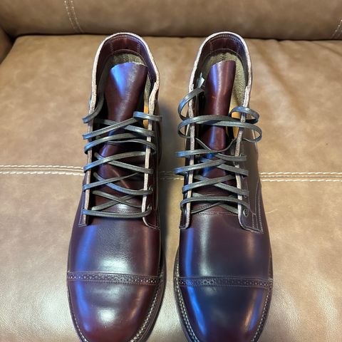 View photo of Viberg Service Boot in Horween Color 8 Chromexcel