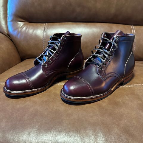 View photo of Viberg Service Boot in Horween Color 8 Chromexcel