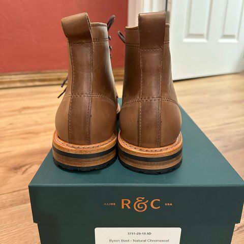 Rancourt & Co. Byron Boot in Horween Natural Chromexcel