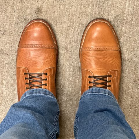 View photo of Viberg Service Boot in Horween Natural Dublin