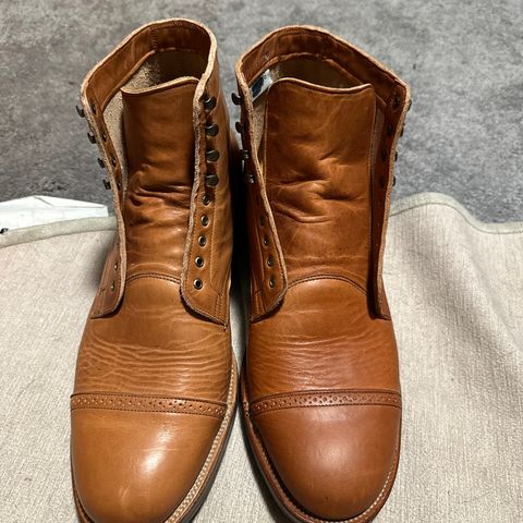View photo of Viberg Service Boot in Horween Natural Dublin