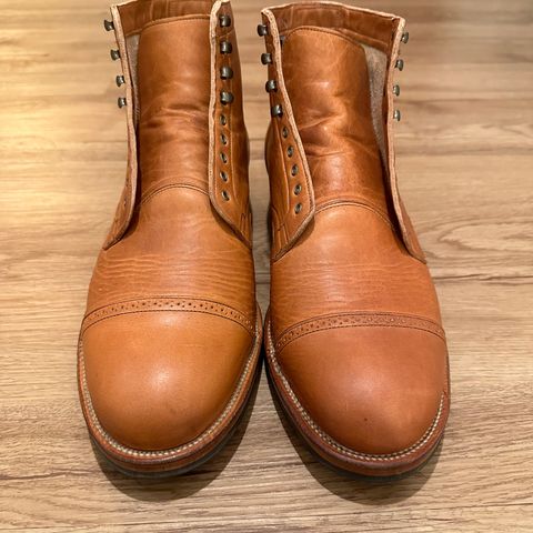 View photo of Viberg Service Boot in Horween Natural Dublin