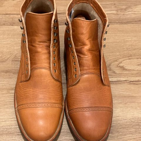 View photo of Viberg Service Boot in Horween Natural Dublin