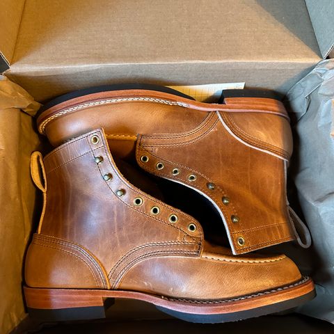 View photo of Nicks MTO in Horween Natural Dublin