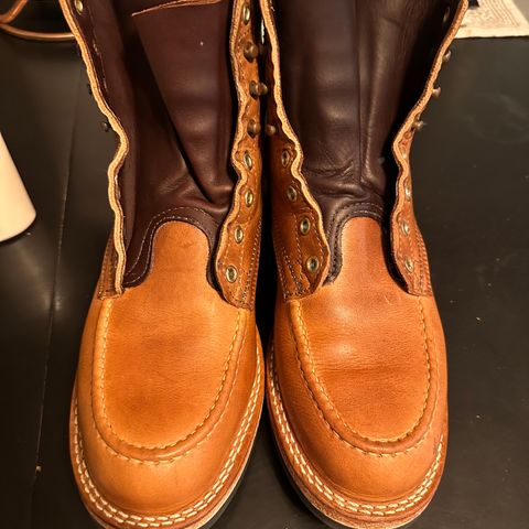 View photo of Nicks MTO in Horween Natural Dublin