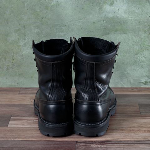 View photo of Nicks Handmade Boots 365 Stitchdown MTO in Horween Black Chromexcel