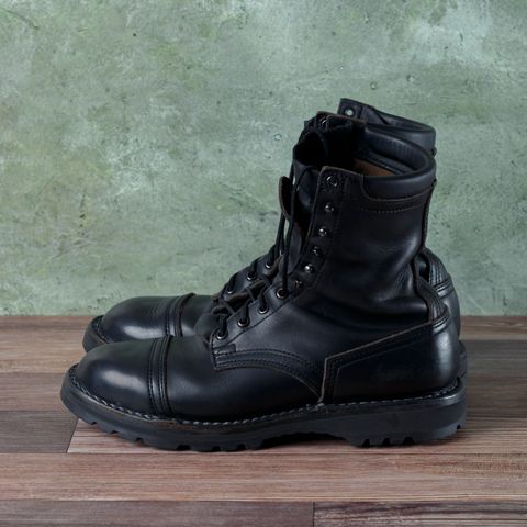 View photo of Nicks Handmade Boots 365 Stitchdown MTO in Horween Black Chromexcel