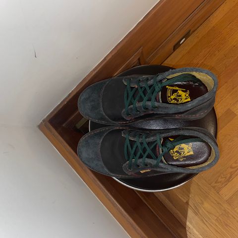 Jim Green Turbo Vellie in Black Full Grain
